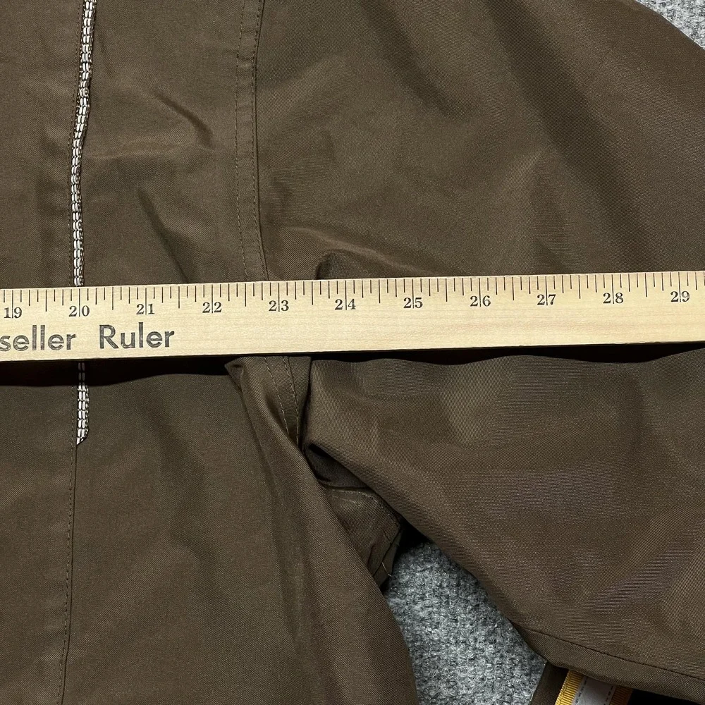 Twinhill UPS Jacket Mens Large Brown Reflective Full Zip Y2K